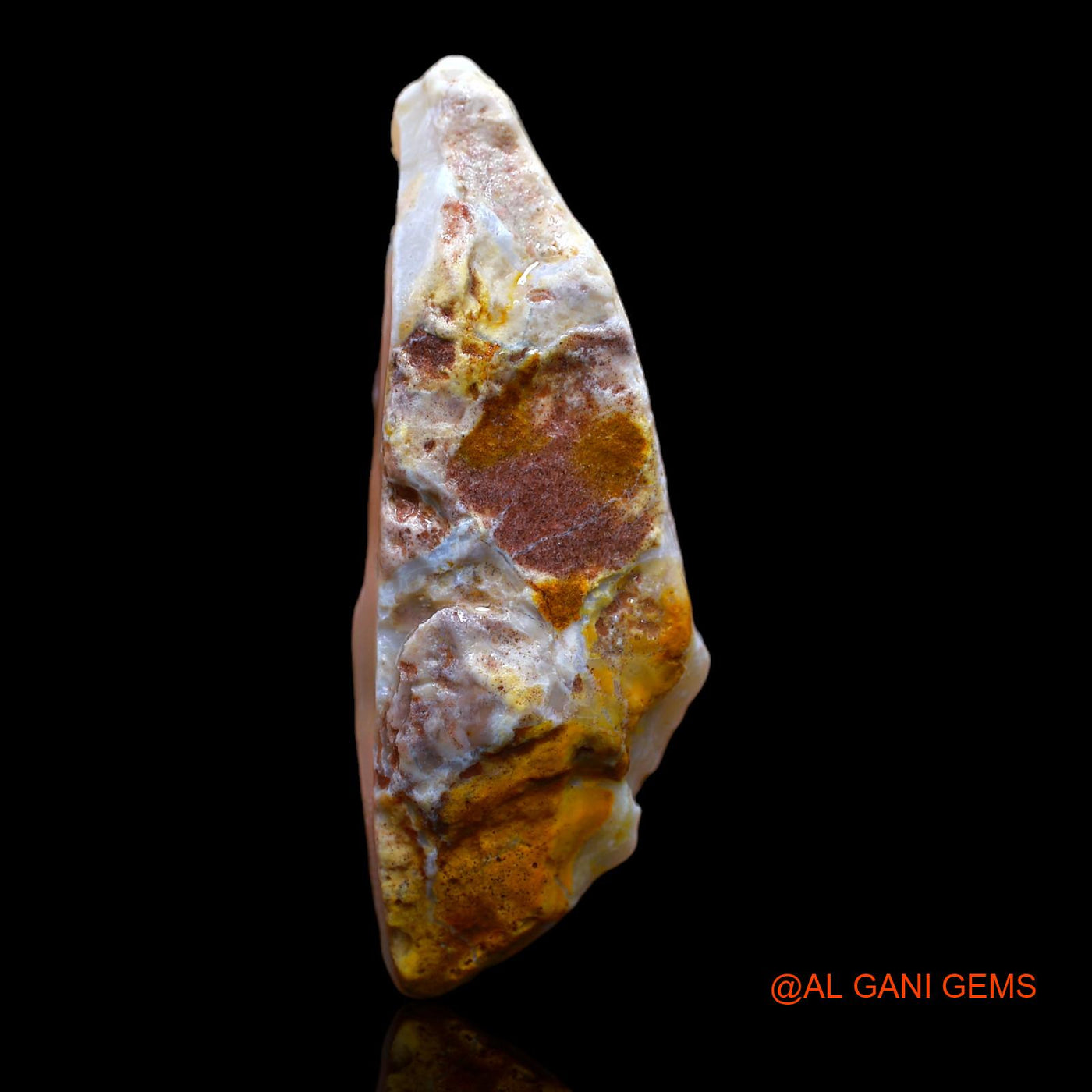 172.50 Cts Natural Australian Fire Opal Loose Gemstone Fancy Rough 67x29x23 mm RA-617