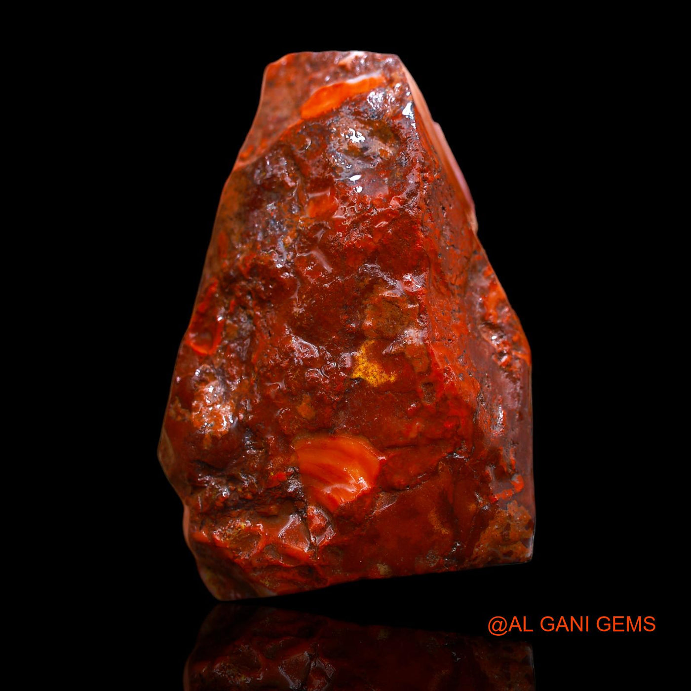 249.70 Cts Unheated Australian Fire Opal Loose Gemstone Fancy Rough Natural 58x37x17 mm RA-618