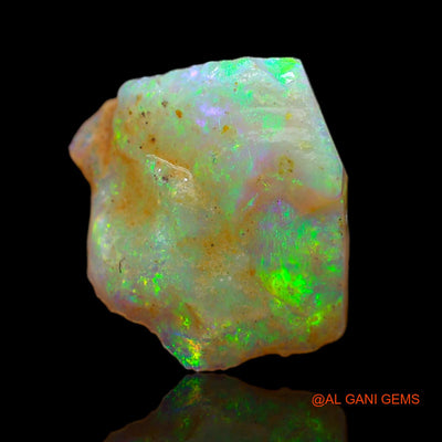 6.75 Cts Natural Australian fire Opal Fancy Rough Loose Gemstone For Jewelry 14x14x8 mm RA-61
