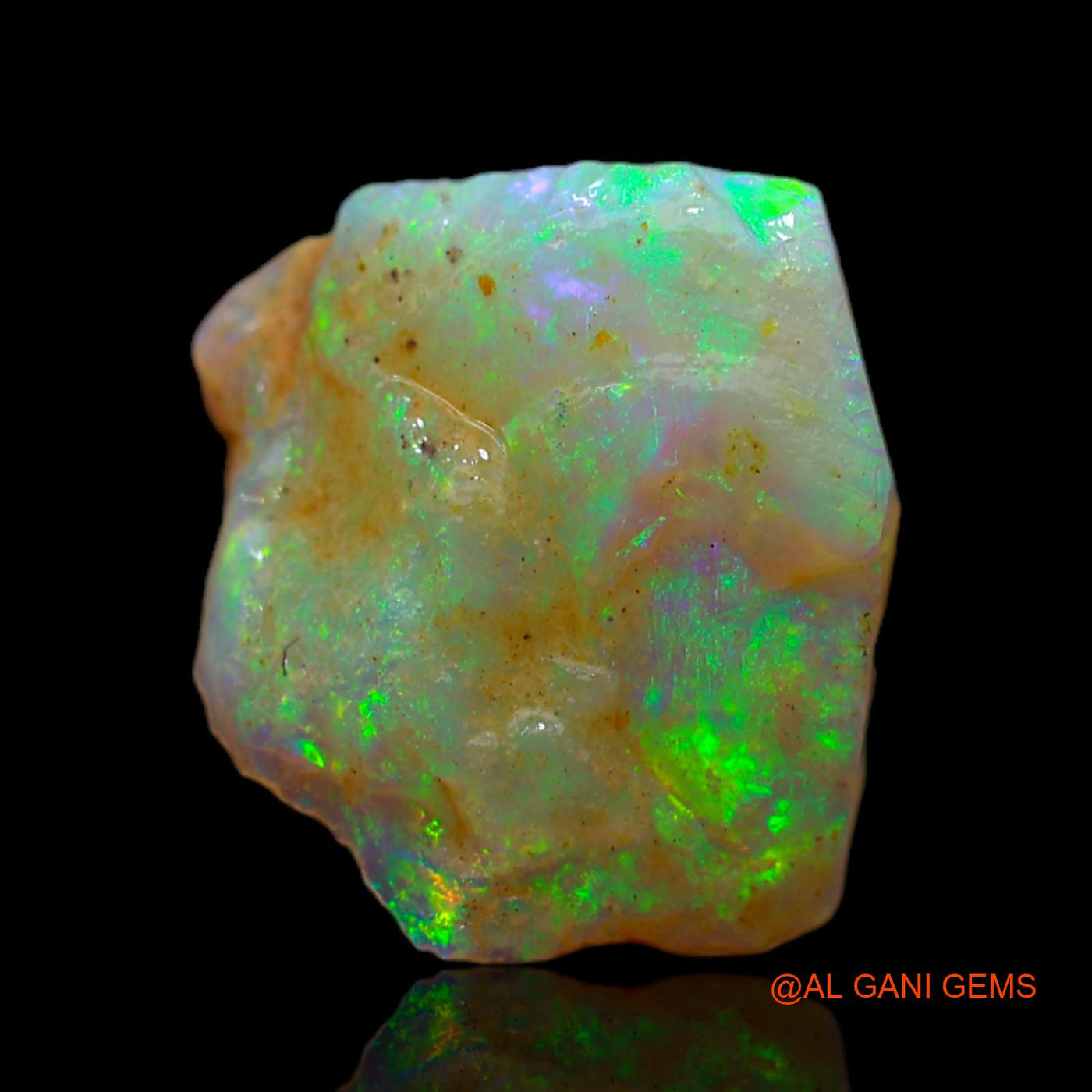 6.75 Cts Natural Australian fire Opal Fancy Rough Loose Gemstone For Jewelry 14x14x8 mm RA-61