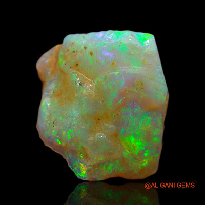 6.75 Cts Natural Australian fire Opal Fancy Rough Loose Gemstone For Jewelry 14x14x8 mm RA-61