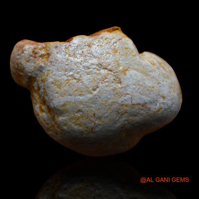 Natural Fire Opal Gemstone 314.00 Cts Loose Fancy Rough From Australia 62x46x25 mm RA-621