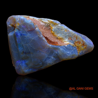 230.70 Cts Natural Australian Fire Opal Fancy Rough Loose Gemstone For Jewelry 62x43x16 mm RA-627