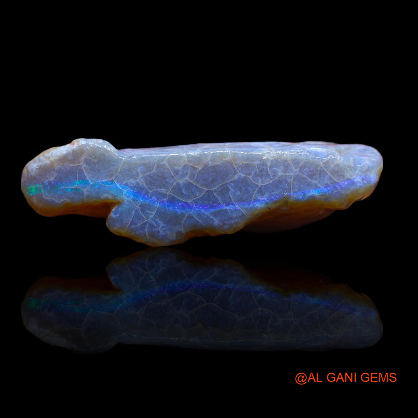 230.70 Cts Natural Australian Fire Opal Fancy Rough Loose Gemstone For Jewelry 62x43x16 mm RA-627