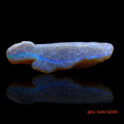 230.70 Cts Natural Australian Fire Opal Fancy Rough Loose Gemstone For Jewelry 62x43x16 mm RA-627
