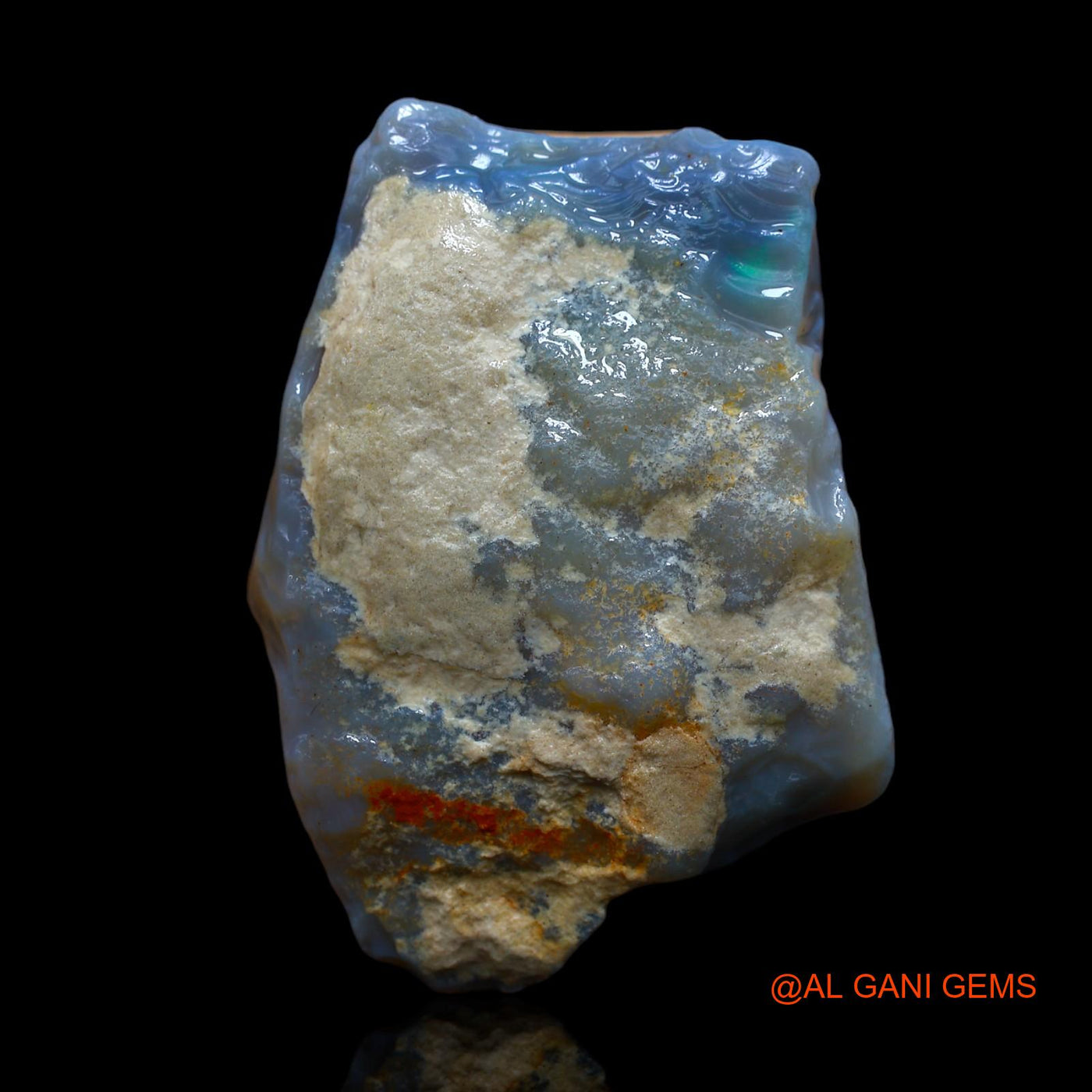 424.15 Cts Natural Australian Fire Opal Fancy Rough Loose Gemstone For Jewelry 77x51x16 mm RA-628