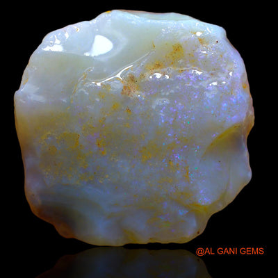 131.65 Cts Natural Australian Fire Opal Loose Gemstone Fancy Rough 37x36x16 mm RA-643