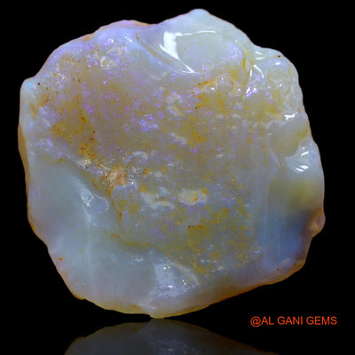 131.65 Cts Natural Australian Fire Opal Loose Gemstone Fancy Rough 37x36x16 mm RA-643