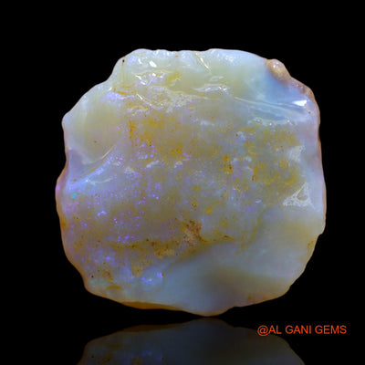 131.65 Cts Natural Australian Fire Opal Loose Gemstone Fancy Rough 37x36x16 mm RA-643