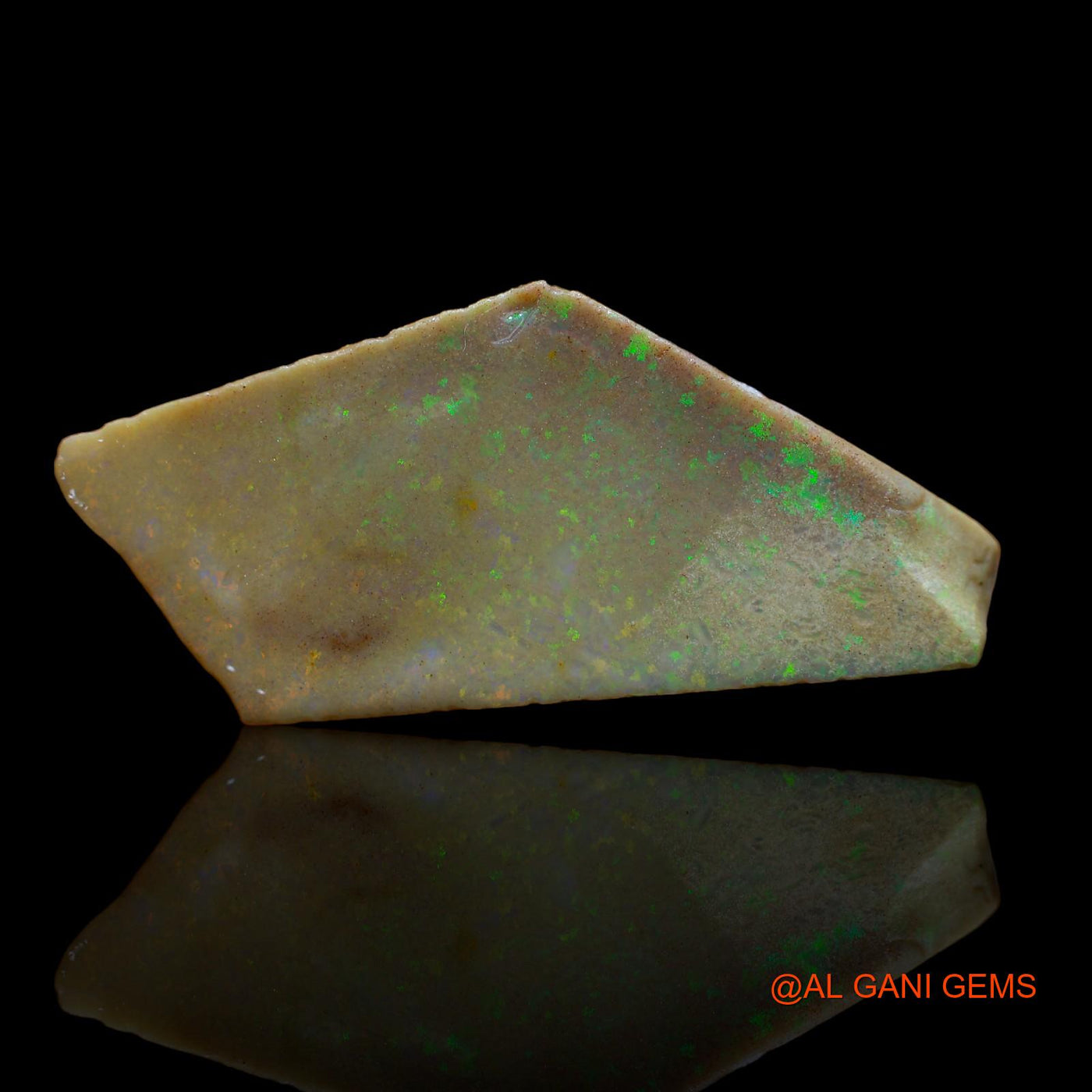 Natural Untreated Fire Opal Loose Gemstone Fancy Rough From Australia 86.50 Cts 59x26x8 mm RA-645