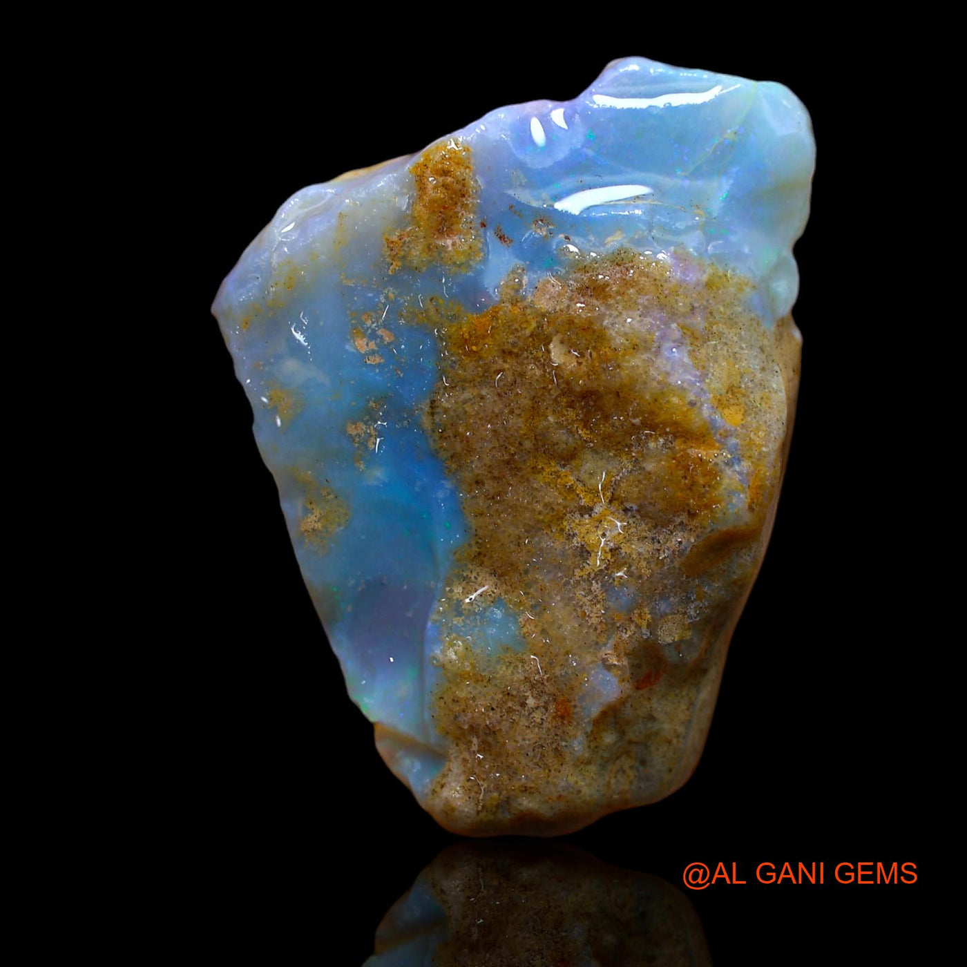 Natural Untreated Fire Opal Loose Gemstone Fancy Rough From Australia 98.15 Cts 41x32x14 mm RA-651