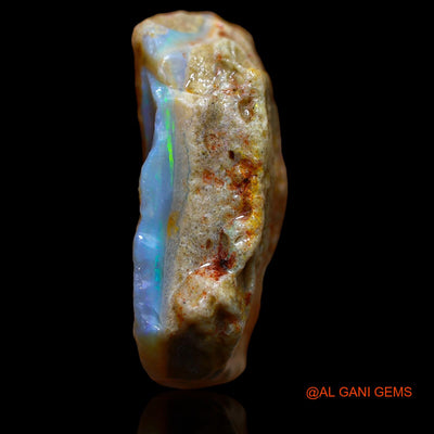 Natural Untreated Fire Opal Loose Gemstone Fancy Rough From Australia 98.15 Cts 41x32x14 mm RA-651