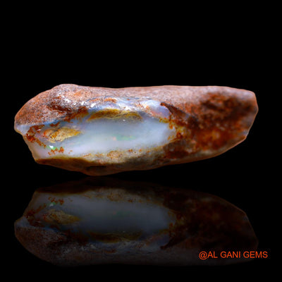 100.75 Cts Natural Australian Fire Opal Loose Gemstone Fancy Rough 40x36x14 mm RA-652