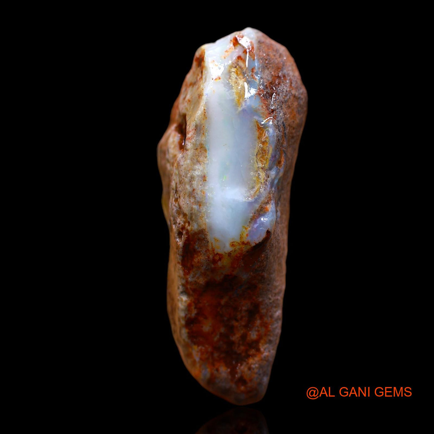 100.75 Cts Natural Australian Fire Opal Loose Gemstone Fancy Rough 40x36x14 mm RA-652