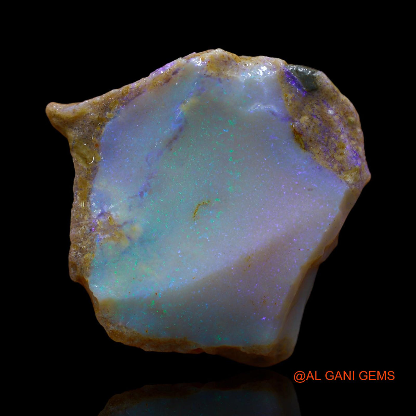 Natural Untreated Fire Opal Loose Gemstone Fancy Rough From Australia 85.25 Cts 36x33x12 mm RA-654