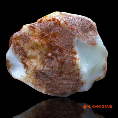 77.85 Cts Natural Australian Fire Opal Loose Gemstone Fancy Rough 40x33x10 mm RA-655