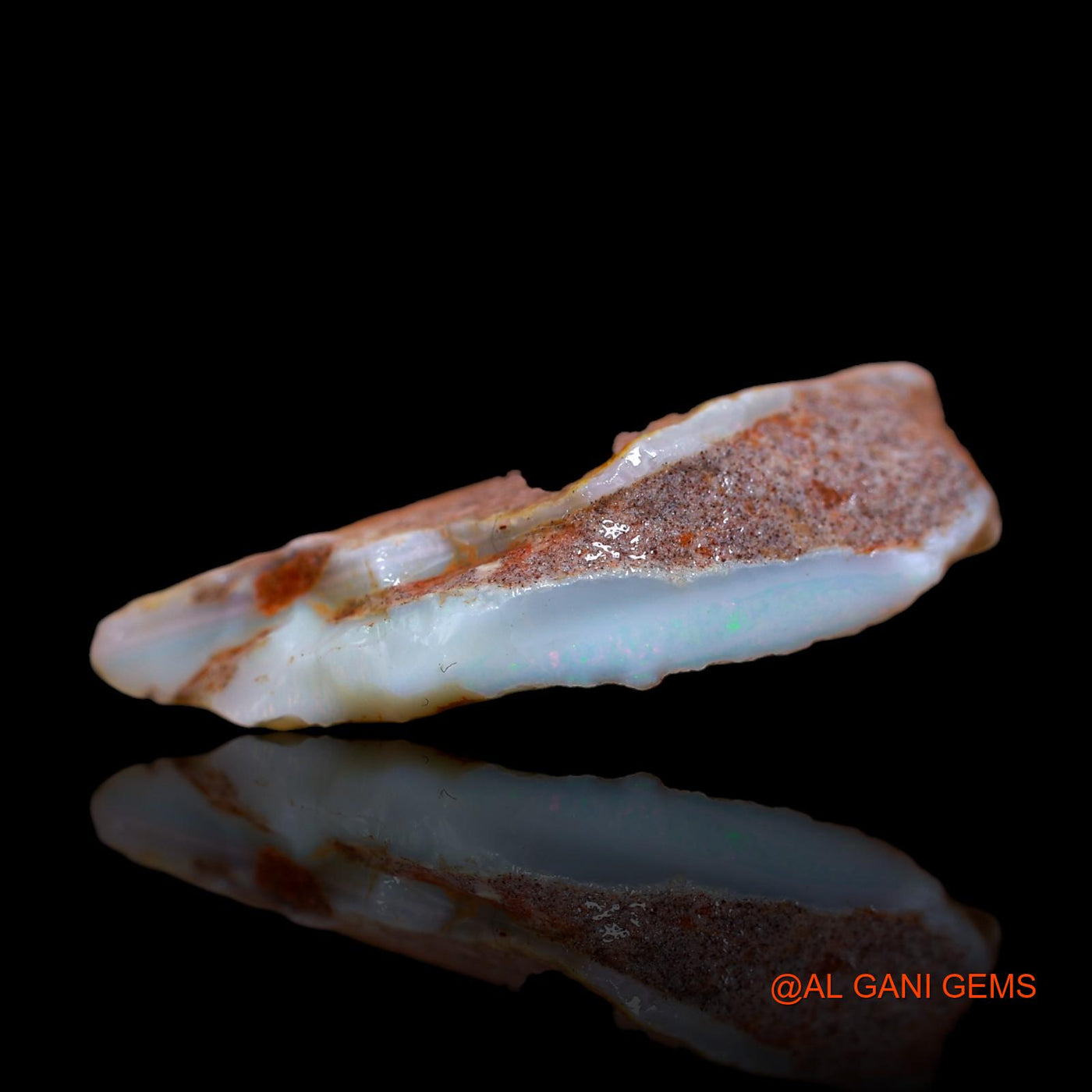 77.85 Cts Natural Australian Fire Opal Loose Gemstone Fancy Rough 40x33x10 mm RA-655