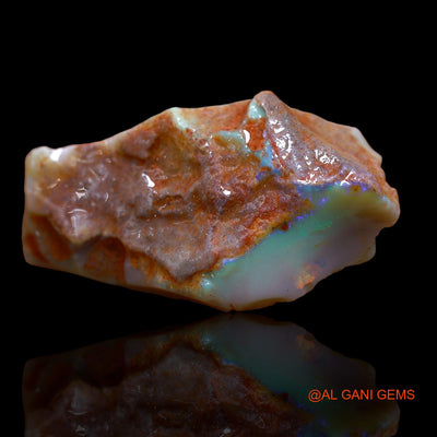 71.80 Cts Unheated Australian Fire Opal Loose Gemstone Fancy Rough Natural 46x24x12 mm RA-656