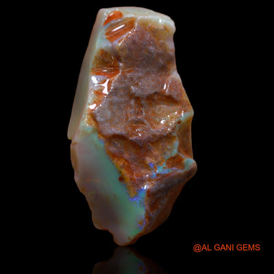 71.80 Cts Unheated Australian Fire Opal Loose Gemstone Fancy Rough Natural 46x24x12 mm RA-656