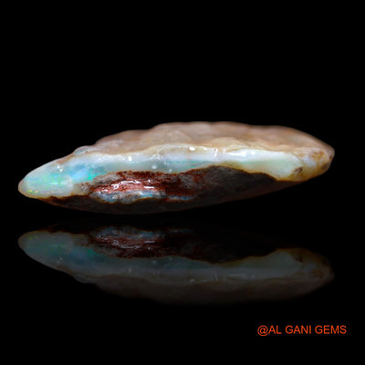 Natural Fire Opal Gemstone 51.15 Cts Loose Fancy Rough From Australia 40x29x9 mm RA-657