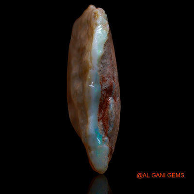Natural Fire Opal Gemstone 51.15 Cts Loose Fancy Rough From Australia 40x29x9 mm RA-657
