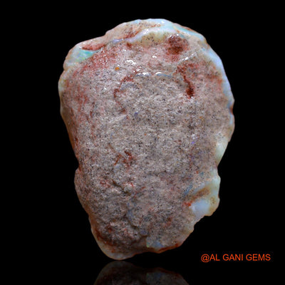Natural Fire Opal Gemstone 51.15 Cts Loose Fancy Rough From Australia 40x29x9 mm RA-657