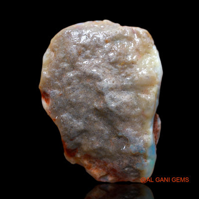 Natural Fire Opal Gemstone 51.15 Cts Loose Fancy Rough From Australia 40x29x9 mm RA-657