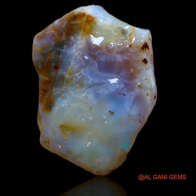 74.00 Cts Natural Australian Fire Opal Loose Gemstone Fancy Rough 40x28x13 mm RA-660