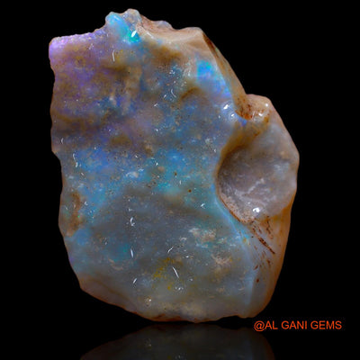 Natural Fire Opal Gemstone 28.95 Cts Loose Fancy Rough From Australia 33x26x6 mm RA-664