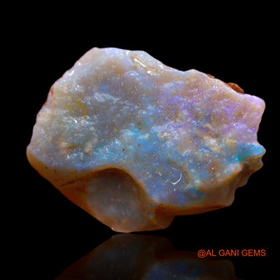 Natural Fire Opal Gemstone 28.95 Cts Loose Fancy Rough From Australia 33x26x6 mm RA-664