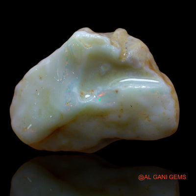 Natural Untreated Fire Opal Loose Gemstone Fancy Rough From Australia 40.10 Cts 33x24x10 mm RA-667