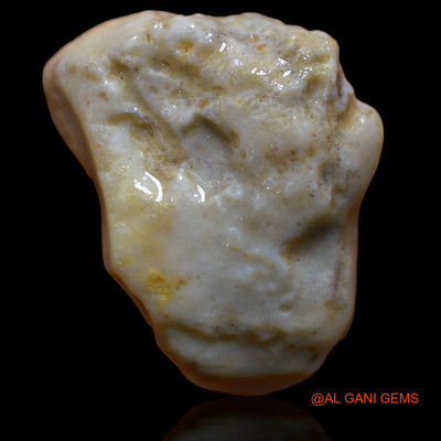 Natural Untreated Fire Opal Loose Gemstone Fancy Rough From Australia 40.10 Cts 33x24x10 mm RA-667
