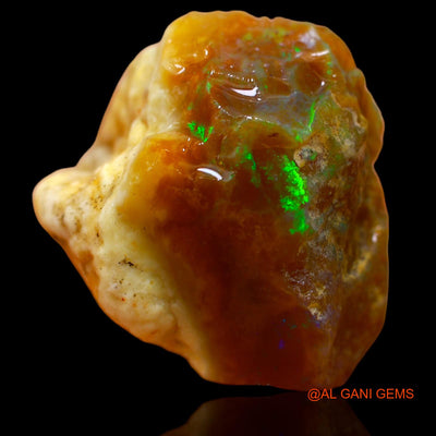 55.20 Cts Natural Australian Fire Opal Fancy Rough Loose Gemstone For Jewelry 26x26x17 mm RA-668