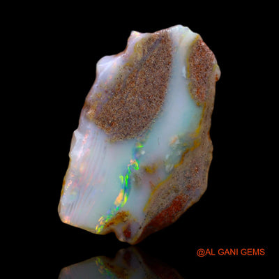 4.65 Cts Natural Australian Fire Opal Loose Gemstone Fancy Rough 21x13x3 mm RA-66