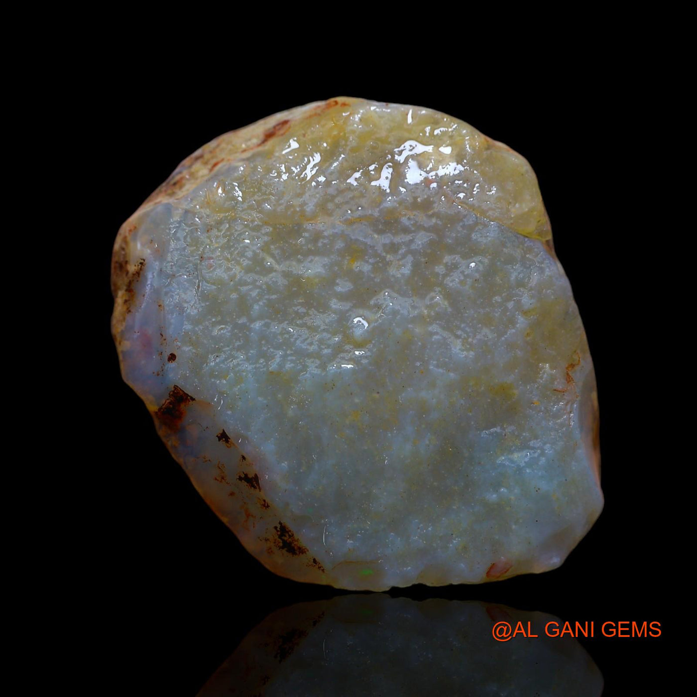 335.90 Cts Natural Australian Fire Opal Fancy Rough Loose Gemstone For Jewelry 66x52x19 mm RA-677