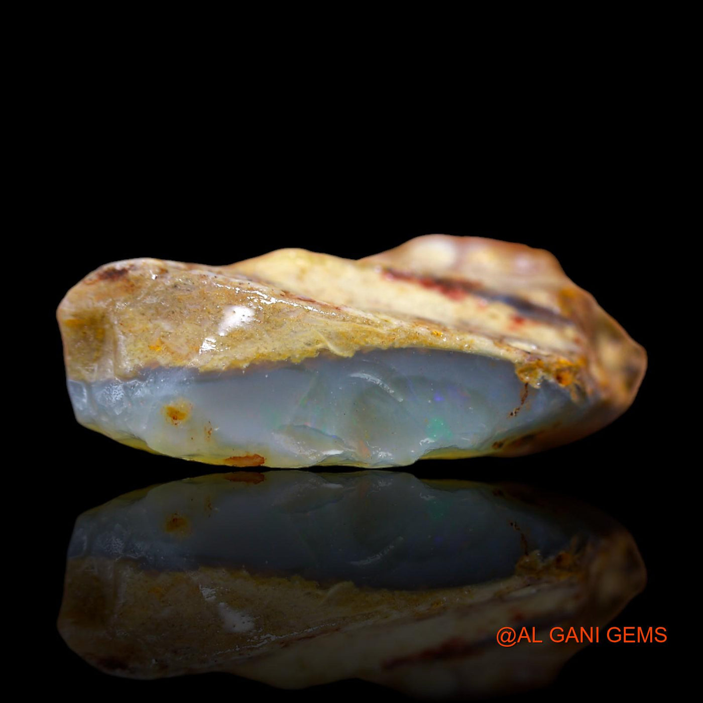 335.90 Cts Natural Australian Fire Opal Fancy Rough Loose Gemstone For Jewelry 66x52x19 mm RA-677