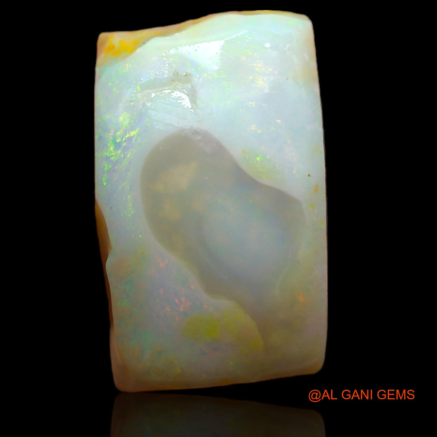12.00 Cts Unheated Australian Fire Opal Loose Gemstone Fancy Rough Natural 19x11x6 mm RA-67