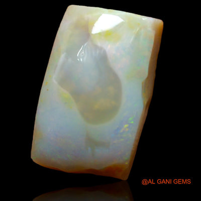 12.00 Cts Unheated Australian Fire Opal Loose Gemstone Fancy Rough Natural 19x11x6 mm RA-67