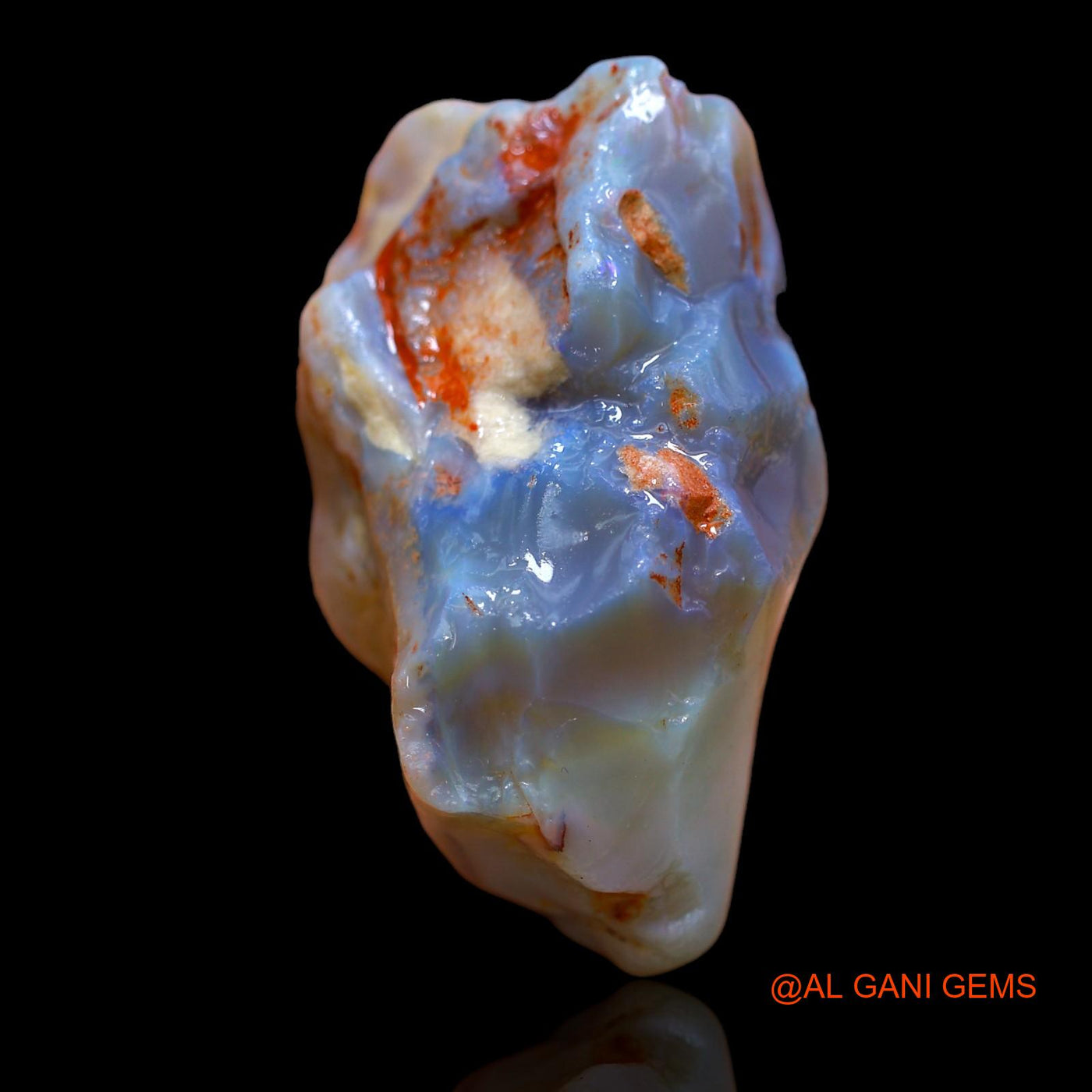 222.85 Cts Natural Australian Opal Fancy Rough Loose Gemstone For Jewelry 46x45x29 mm RA-680