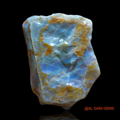 143.25 Cts Natural Australian Fire Opal Loose Gemstone Fancy Rough 46x32x13 mm RA-681