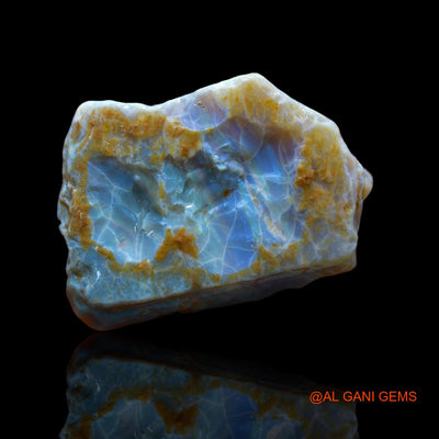 143.25 Cts Natural Australian Fire Opal Loose Gemstone Fancy Rough 46x32x13 mm RA-681