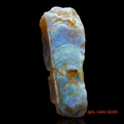 143.25 Cts Natural Australian Fire Opal Loose Gemstone Fancy Rough 46x32x13 mm RA-681