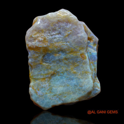 143.25 Cts Natural Australian Fire Opal Loose Gemstone Fancy Rough 46x32x13 mm RA-681