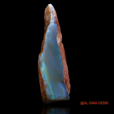 145.15 Cts Natural Australian Fire Opal Loose Gemstone Fancy Rough 54x30x16 mm RA-682