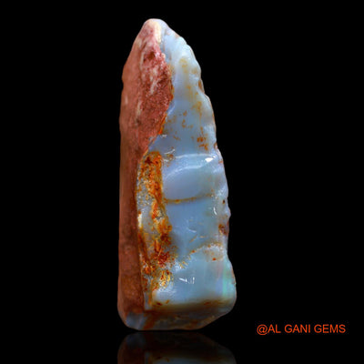 145.15 Cts Natural Australian Fire Opal Loose Gemstone Fancy Rough 54x30x16 mm RA-682