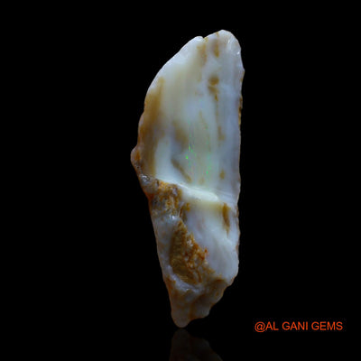 Natural Untreated Fire Opal Loose Gemstone Fancy Rough From Australia 141.45 Cts 56x35x17 mm RA-683