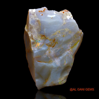 144.35 Cts Natural Australian Fire Opal Loose Gemstone Fancy Rough 50x33x16 mm RA-684