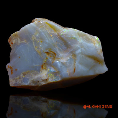144.35 Cts Natural Australian Fire Opal Loose Gemstone Fancy Rough 50x33x16 mm RA-684