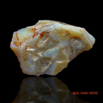 99.10 Cts Natural Australian Fire Opal Loose Gemstone Fancy Rough 50x34x14 mm RA-685