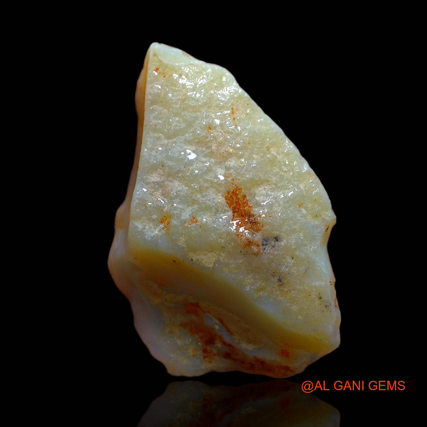 99.10 Cts Natural Australian Fire Opal Loose Gemstone Fancy Rough 50x34x14 mm RA-685